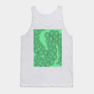 Green Fractal Tank Top